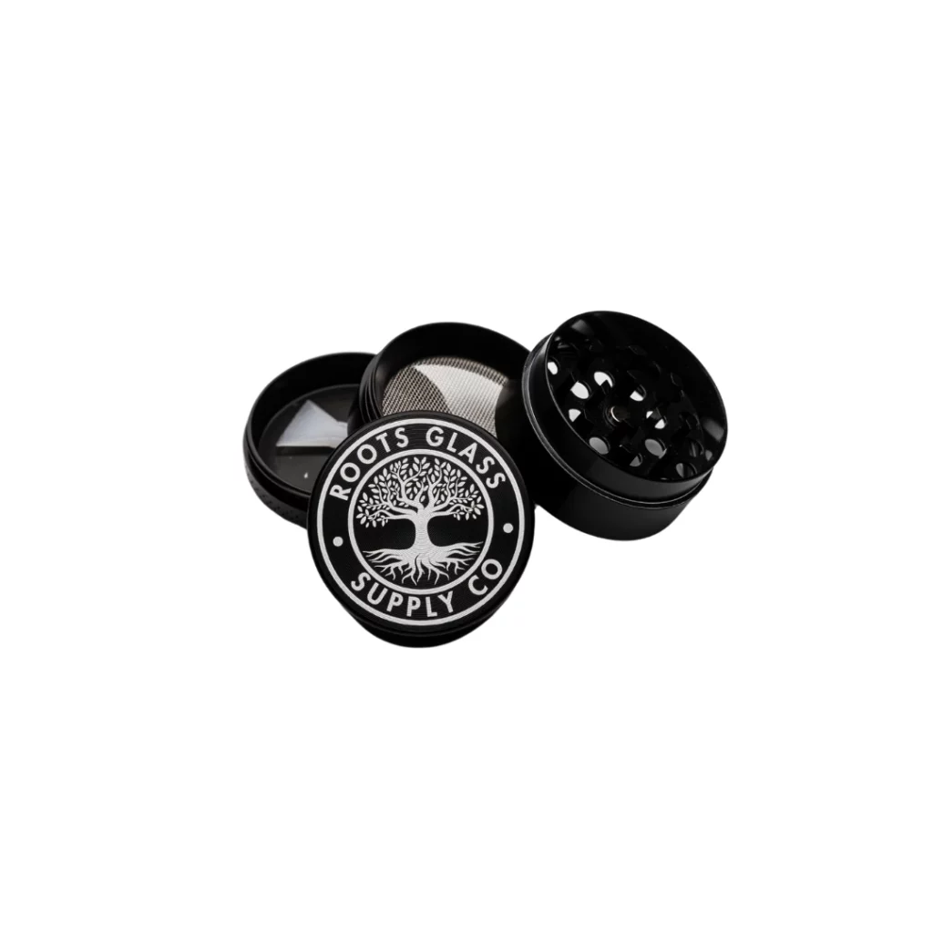 Roots Glass 40mm 4 Piece Grinder - Roots Glass