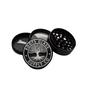 Roots Glass 63mm 4 Piece Herb Grinder