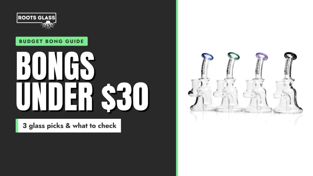Bongs under 30 dollars: what 30 dollars actually buys