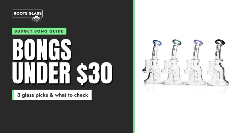 Bongs under 30 dollars: what 30 dollars actually buys
