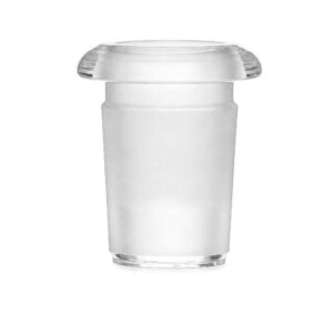 Roots Glass 18mm to 14mm adapter insert, clear glass