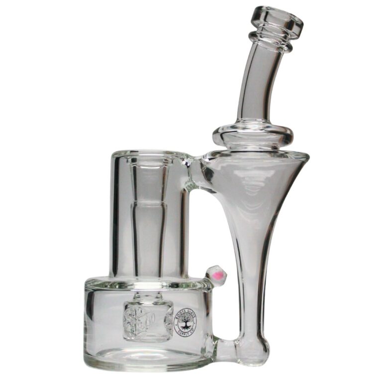 Roots Glass Sacred Seed RBR Recycler w/ Faceted Opal