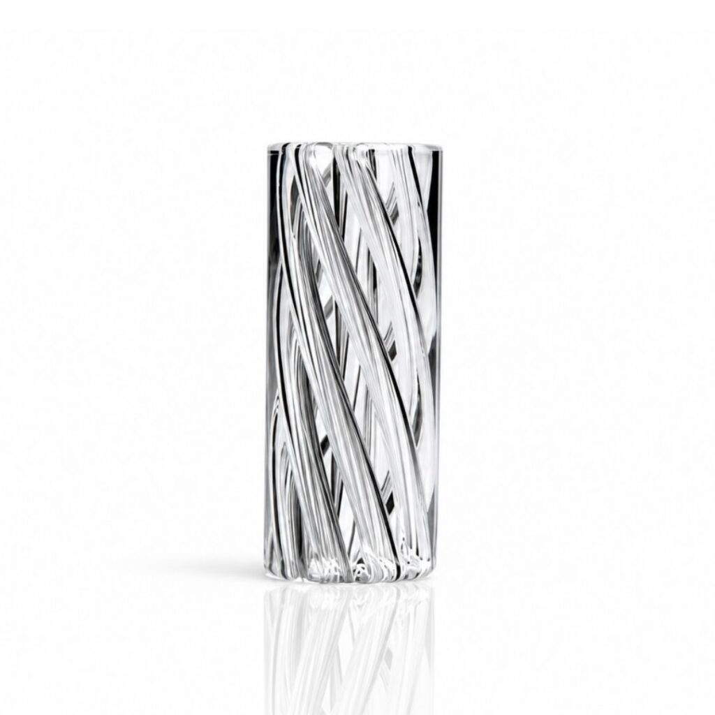 Roots Glass spiral glass filter tip