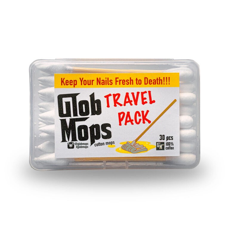 Glob Mops Travel Pack, 30 dual-tip cotton swabs