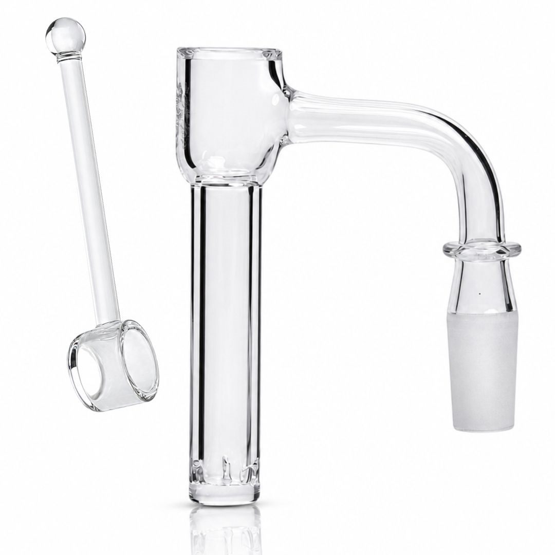 Terp slurper banger with slitted tube
