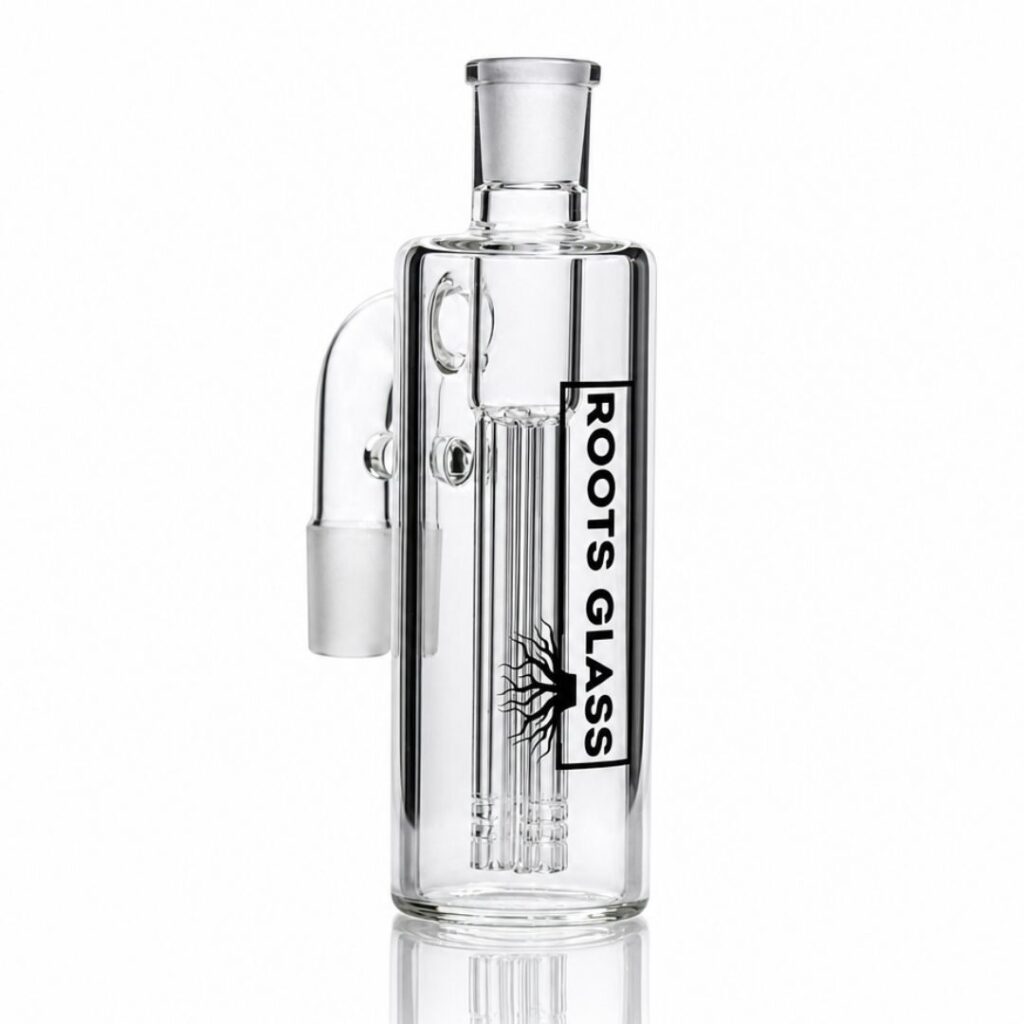 Roots Glass Thick Tree Perc Ash Catcher