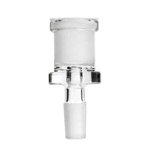 Roots Glass 14mm to 18mm Glass Adapter Insert, front view
